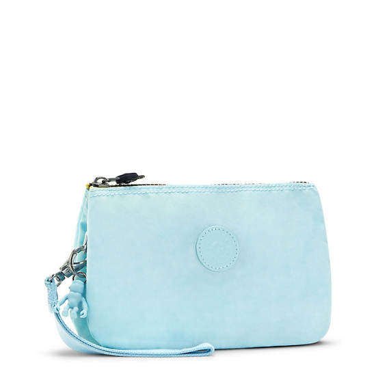 Kipling Creativity Extra Large Fashion Wristlet Handbag Meadow Blue | CA 1259DF